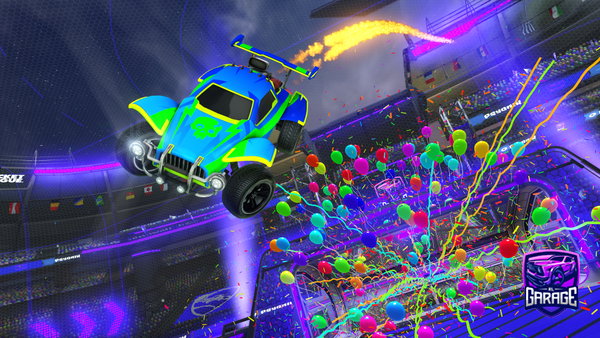 A Rocket League car design from s5amppu