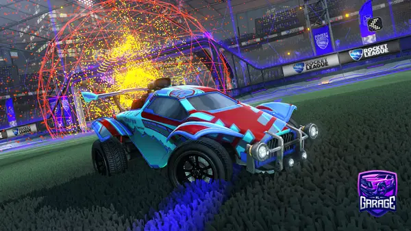 A Rocket League car design from Orangutan15