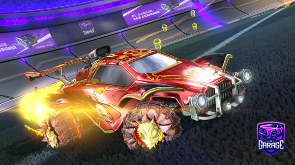 A Rocket League car design from IQR