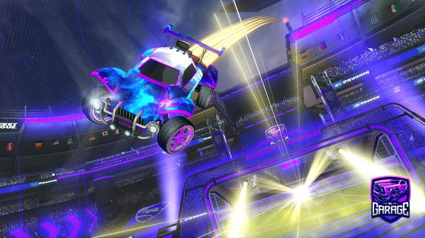 A Rocket League car design from infinyty