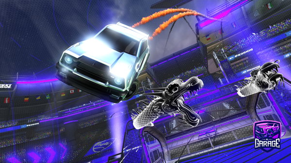 A Rocket League car design from 808