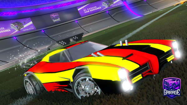 A Rocket League car design from braxmok