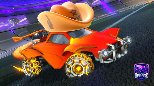 A Rocket League car design from BINBOO132