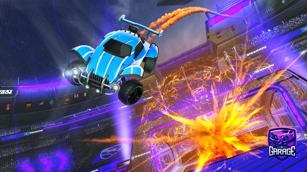 A Rocket League car design from Kielpickard