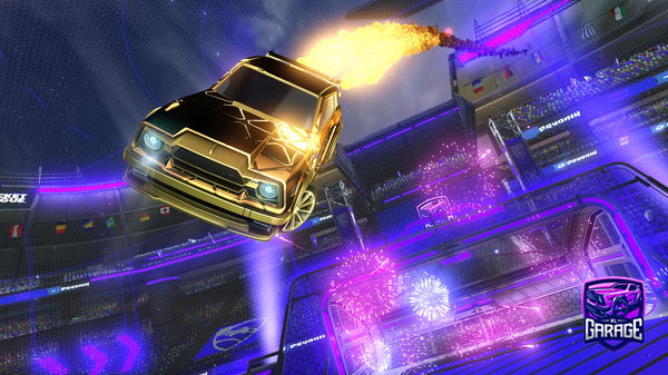 A Rocket League car design from thelux120