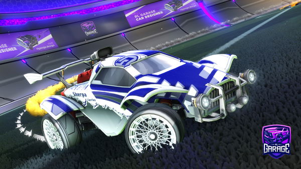 A Rocket League car design from texl