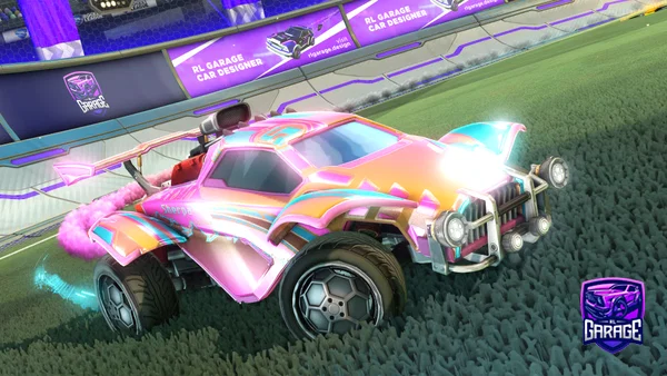 A Rocket League car design from VanHuffy