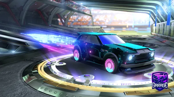 A Rocket League car design from dentacon