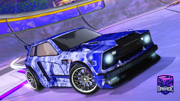A Rocket League car design from Shark_alves