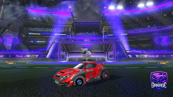 A Rocket League car design from Mazda3