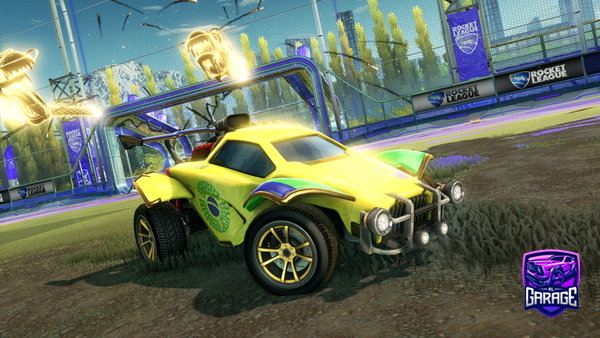 A Rocket League car design from art_plays