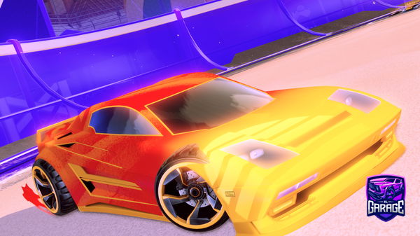 A Rocket League car design from BritishBird