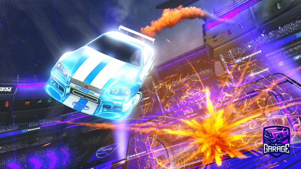 A Rocket League car design from 7no6_