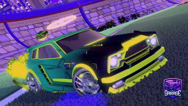 A Rocket League car design from DarkBoyy02