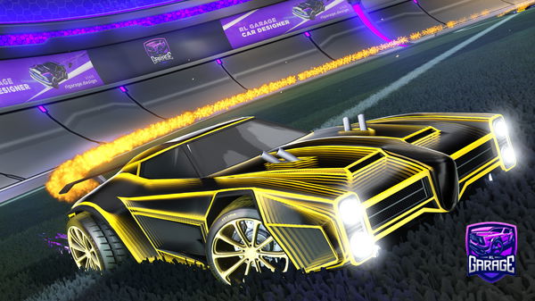 A Rocket League car design from Slashyboi