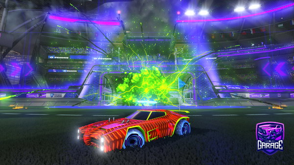 A Rocket League car design from AMCONTOP