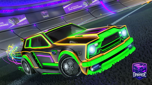 A Rocket League car design from squishynuggets