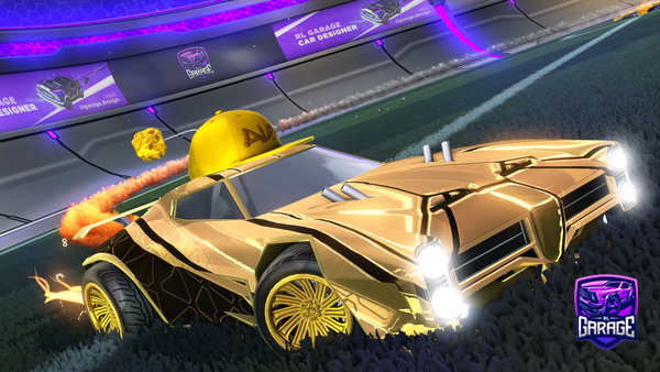A Rocket League car design from SSLhackers
