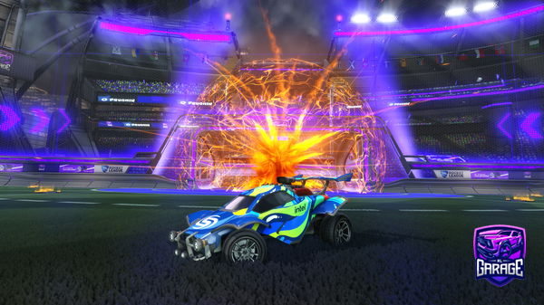 A Rocket League car design from itdxh