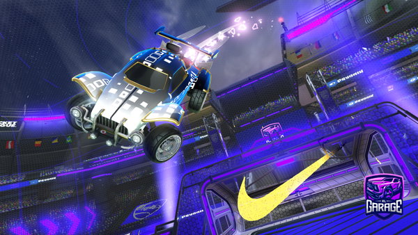 A Rocket League car design from belowRL