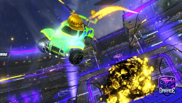 A Rocket League car design from 27HurstE