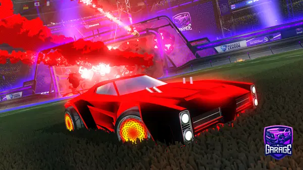 A Rocket League car design from PackerFan01