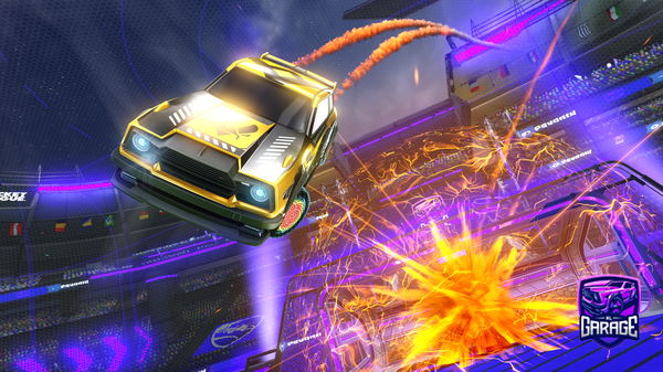 A Rocket League car design from voltriek