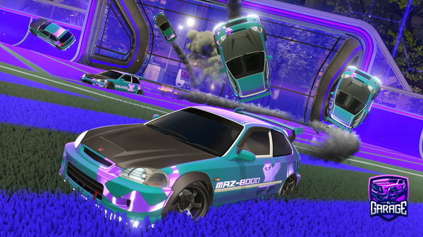 A Rocket League car design from MrSidFace