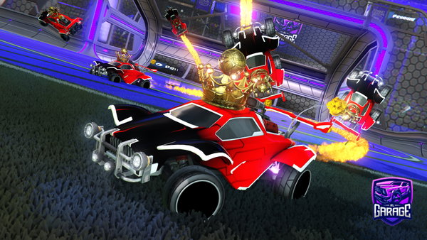 A Rocket League car design from Vybes_bailey
