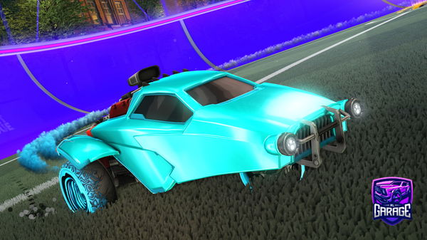 A Rocket League car design from SpaceDripSea69