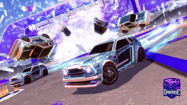 A Rocket League car design from wildcardrl