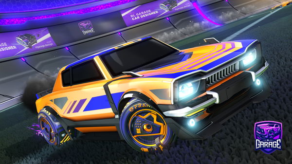 A Rocket League car design from Synxty