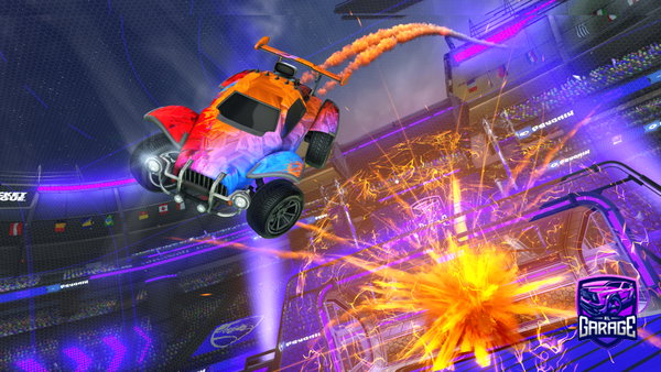A Rocket League car design from tvct45p