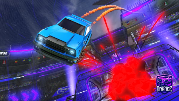 A Rocket League car design from Zeesh2711