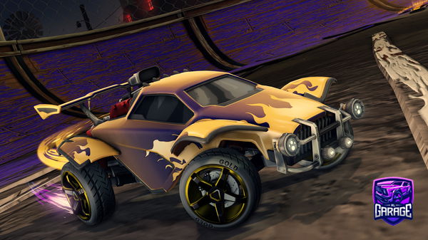 A Rocket League car design from IsakTheNerd