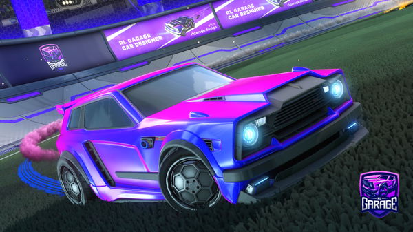 A Rocket League car design from Ezbtou