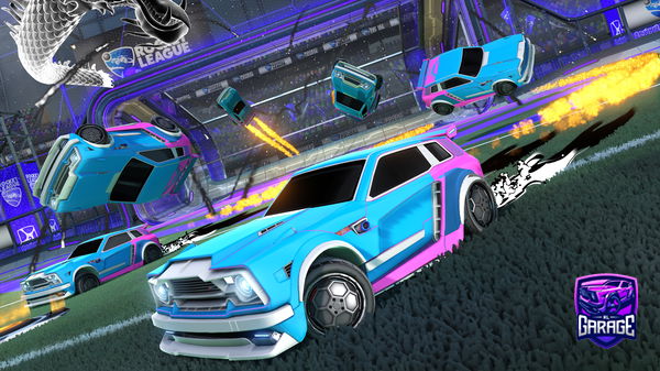 A Rocket League car design from magma158