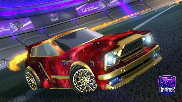 A Rocket League car design from NetfishHun