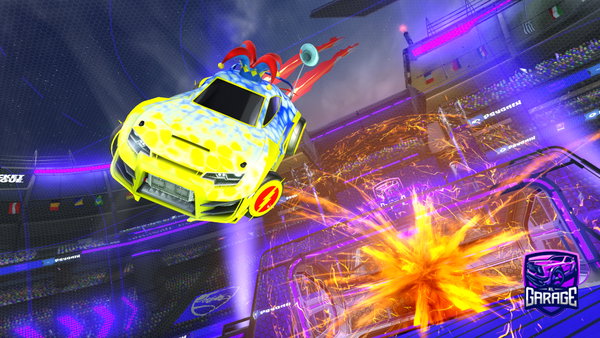 A Rocket League car design from Pjeruski