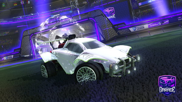 A Rocket League car design from Vr-fishy