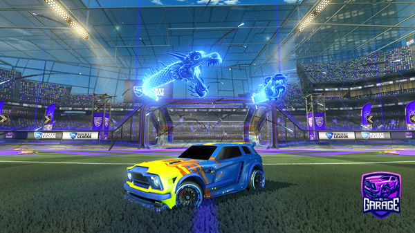 A Rocket League car design from RLGarage