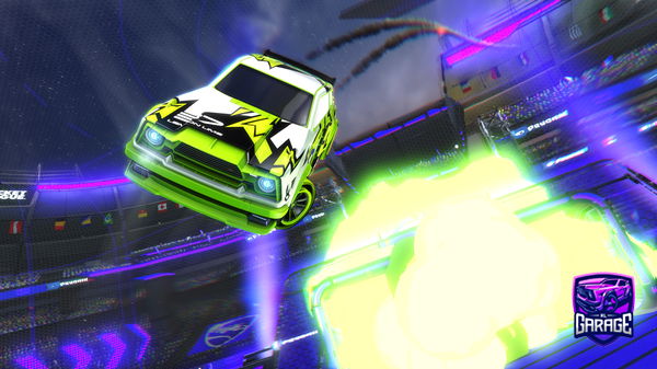 A Rocket League car design from Fabatizer