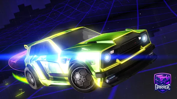 A Rocket League car design from Thomynoue