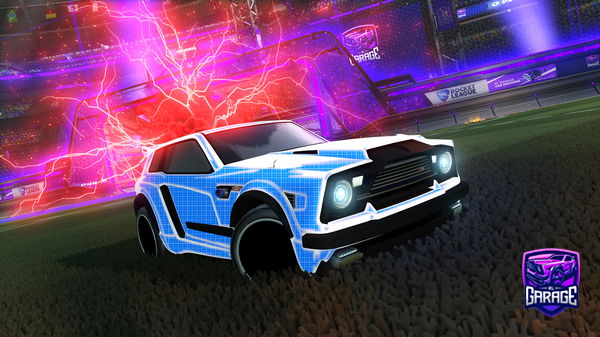 A Rocket League car design from RPZINNNBR