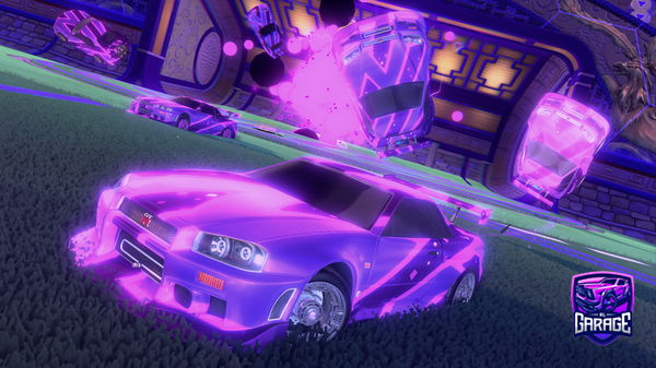 A Rocket League car design from hamsterballen