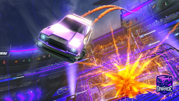A Rocket League car design from Ezmc