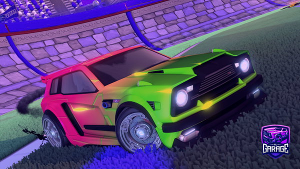 A Rocket League car design from dxc4f