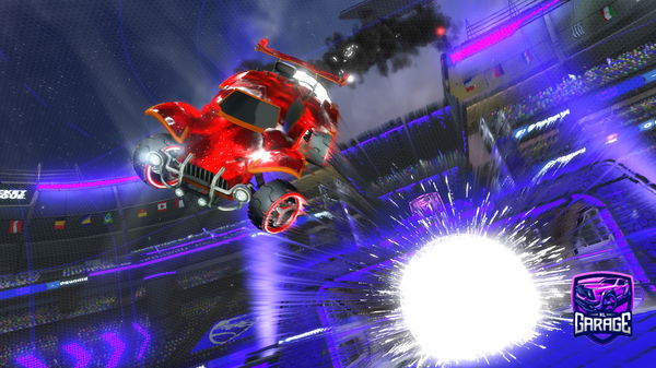 A Rocket League car design from yoyofrito