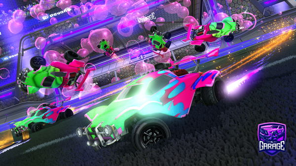 A Rocket League car design from Tripplestrxke540