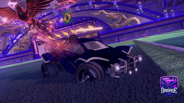 A Rocket League car design from joaogamerdbr